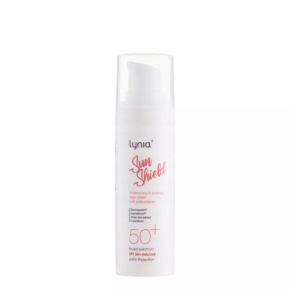 Lynia - Sun Shield - Hydratačný a upokojujúci krém SPF 50+ s antioxidantmi - 30 ml