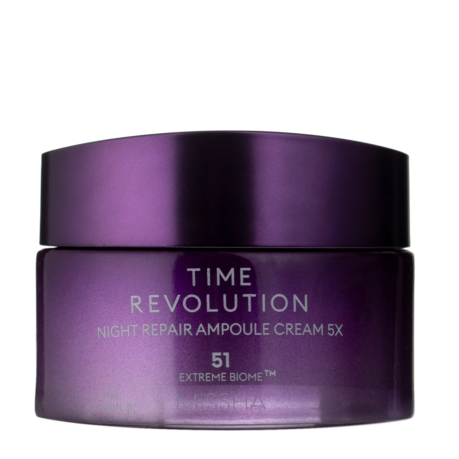 MISSHA - Time Revolution Night Repair Probio Ampoule Cream - Intenzívne spevňujúci nočný krém s probiotikami - 50ml