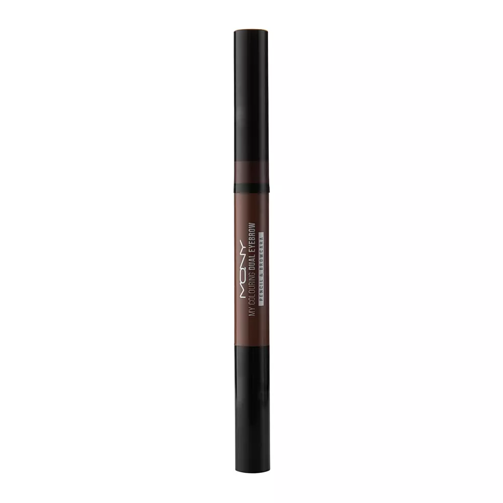 Macqueen - Duálna ceruzka na obočie a maskara - 02 Natural Brown - ceruzka na obočie a maskara - 2,1 g