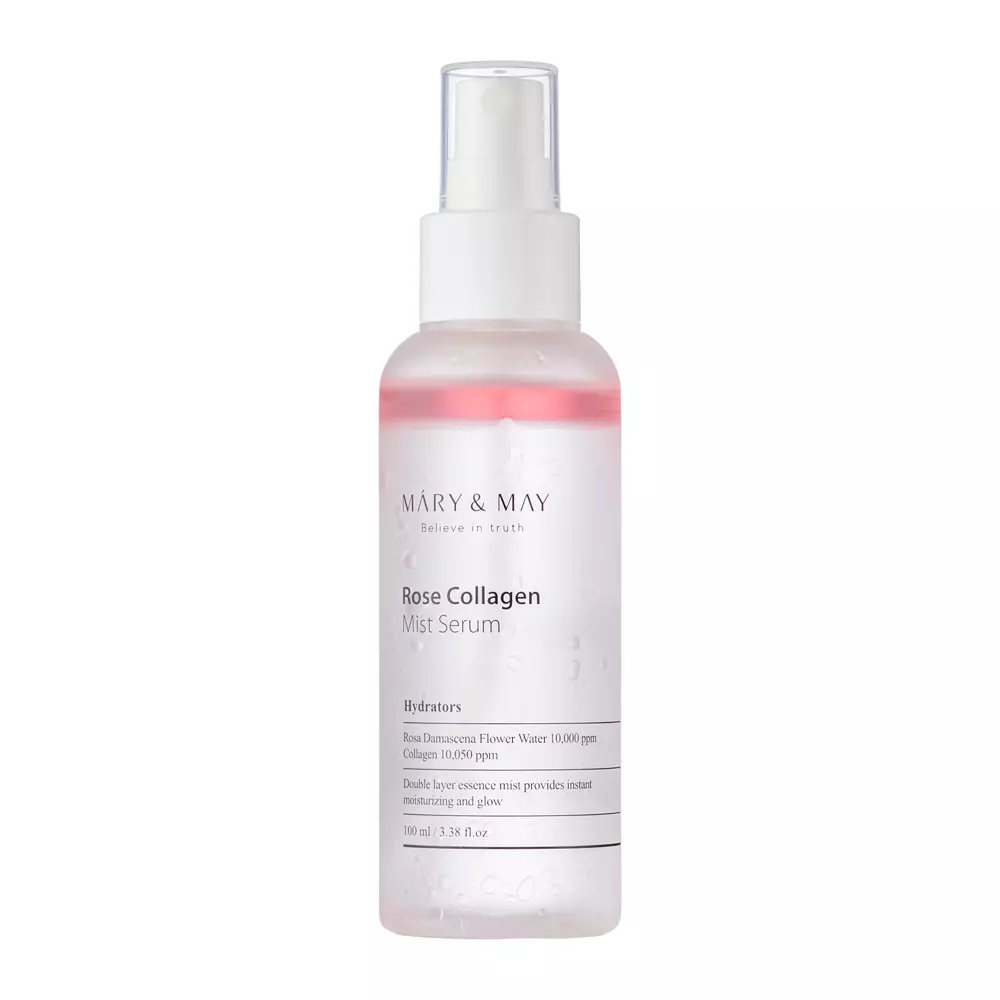 Mary&May - Rose Collagen Mist Serum - Hydratačné a anti-aging dvojfázové sérum v spreji - 100ml