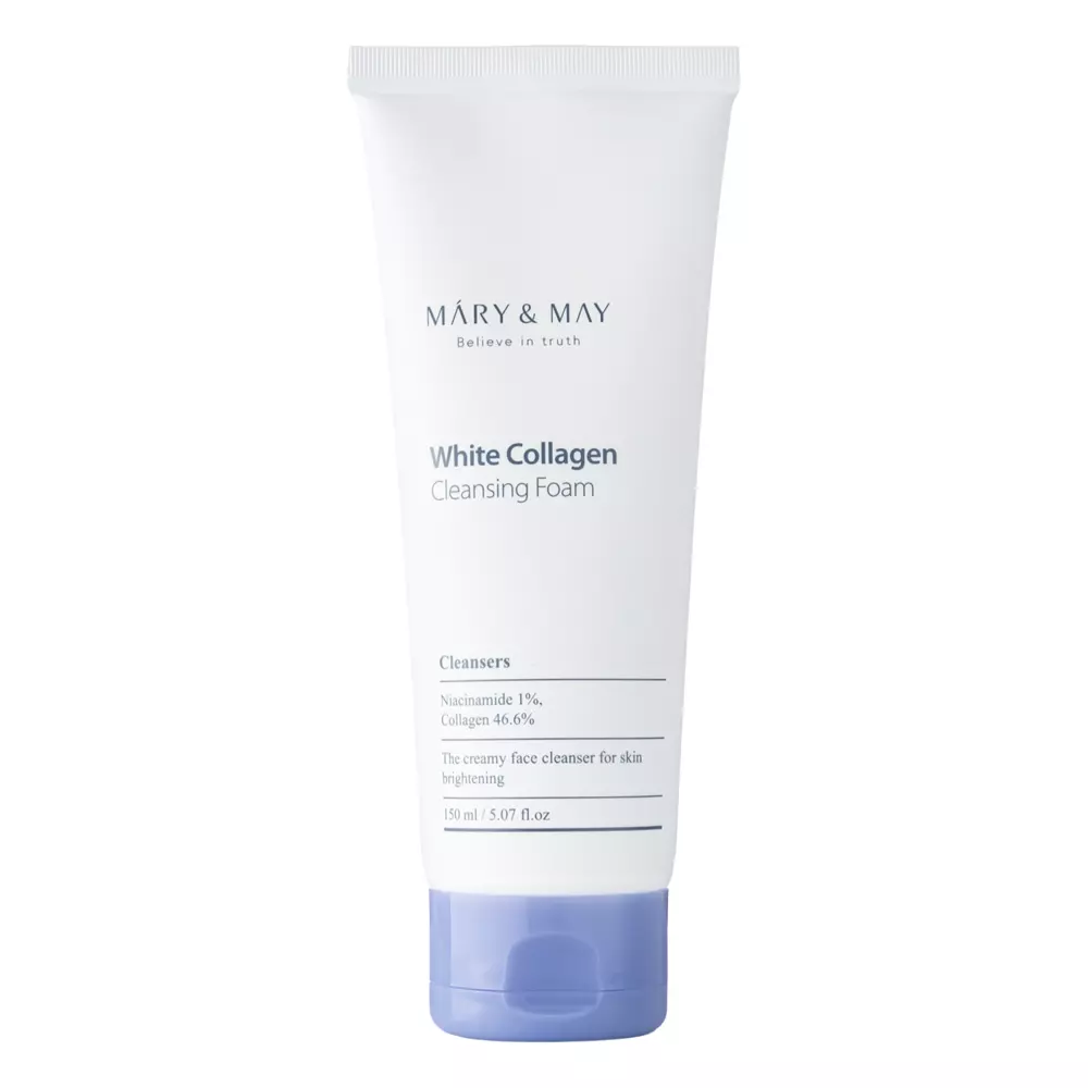 Mary&May - White Collagen Cleansing Foam - Čistiaca pleťová pena s kolagénom - 150ml