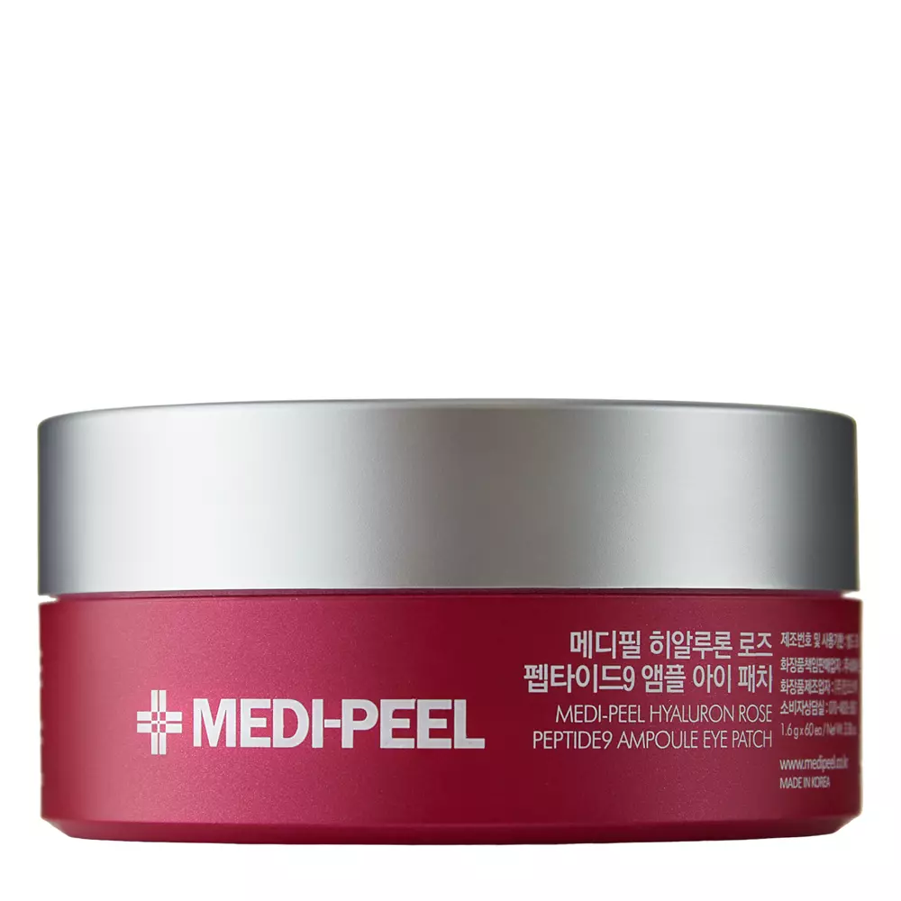 Medi-Peel - Hyaluron Rose Peptide Eye Patch - Náplasti pod oči s extraktom z ruže a peptidmi - 60 ks