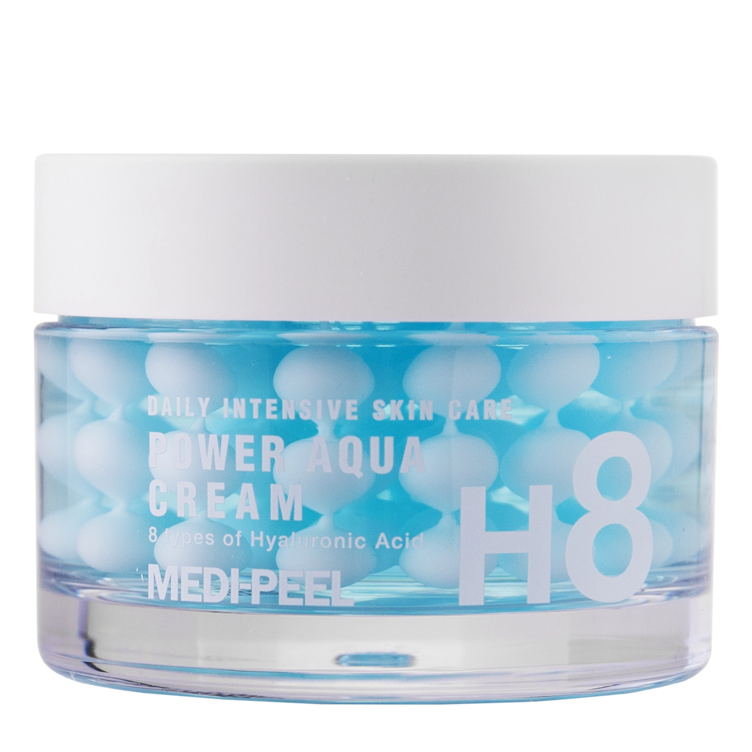 Medi-Peel - Power Aqua Cream - Intenzívne hydratačný krém s hyalurónovými kapsulami - 50 ml