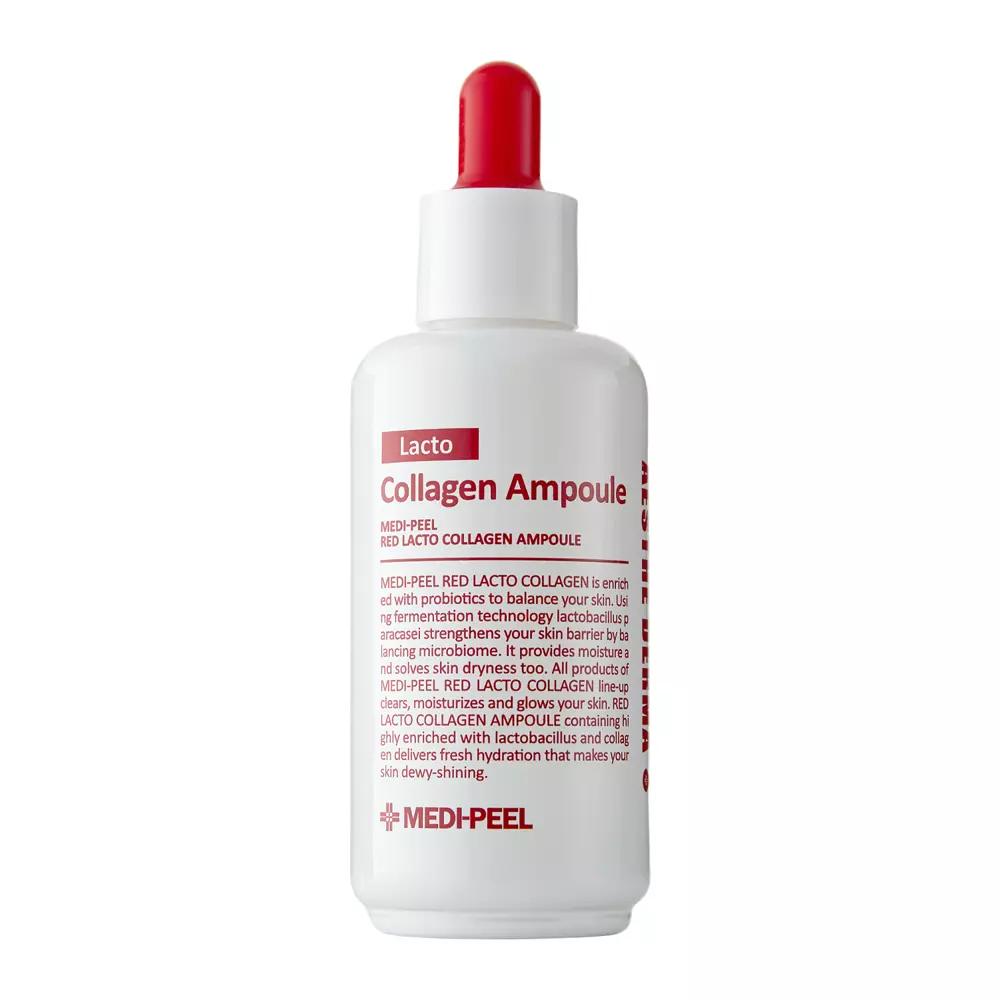 Medi-Peel - Red Lacto Collagen Ampoule - Pleťová ampulka s kolagénom a laktobacilmi - 70 ml