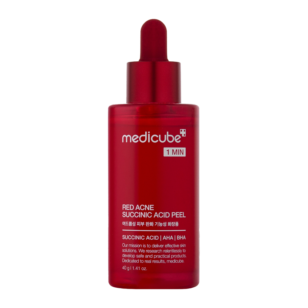 Medicube - Red Acne Succinic Acid Peel - Kyslienový peeling na akné a nedokonalosti - 40 g