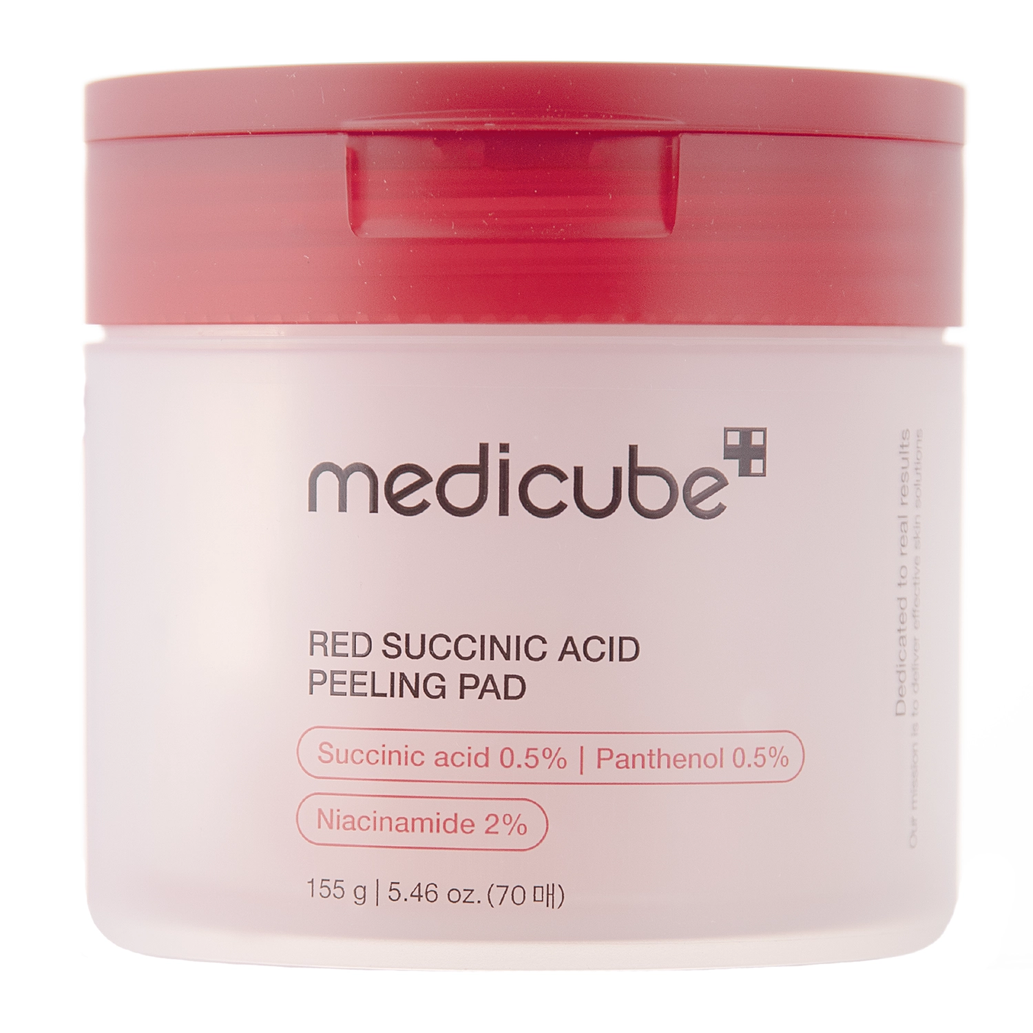 Medicube - Red Succinic Acid Peeling Pad - Exfoliačné tampóny na tvár - 70 ks / 155 g