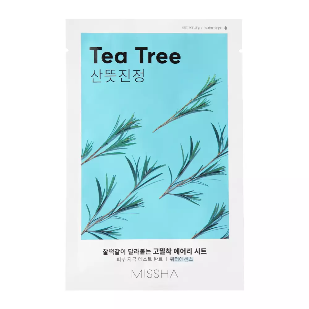 Missha - Airy Fit Sheet Mask - Tea Tree - Textilná maska s tea tree olejom - 19g