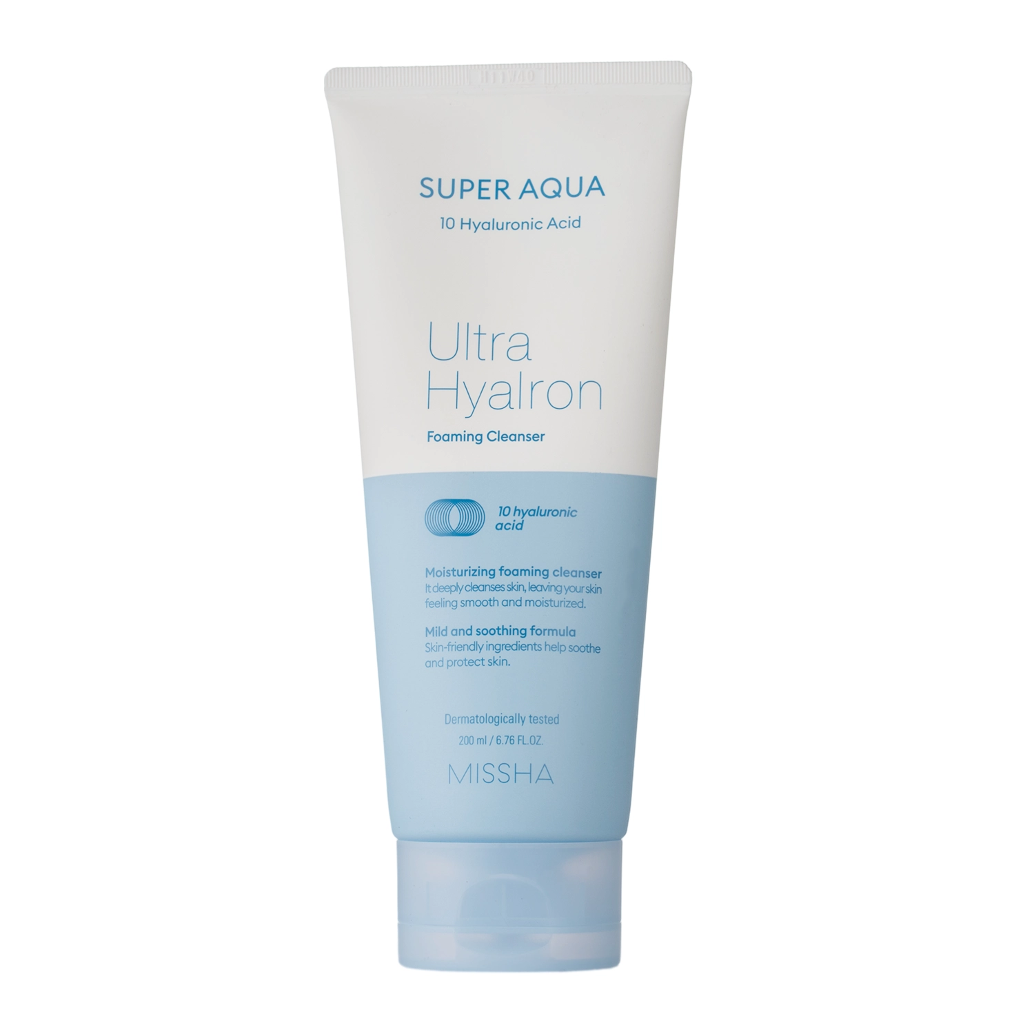 Missha - Super Aqua Ultra Hyalron Cleansing Foam - Hydratačná čistiaca pena  - 200ml