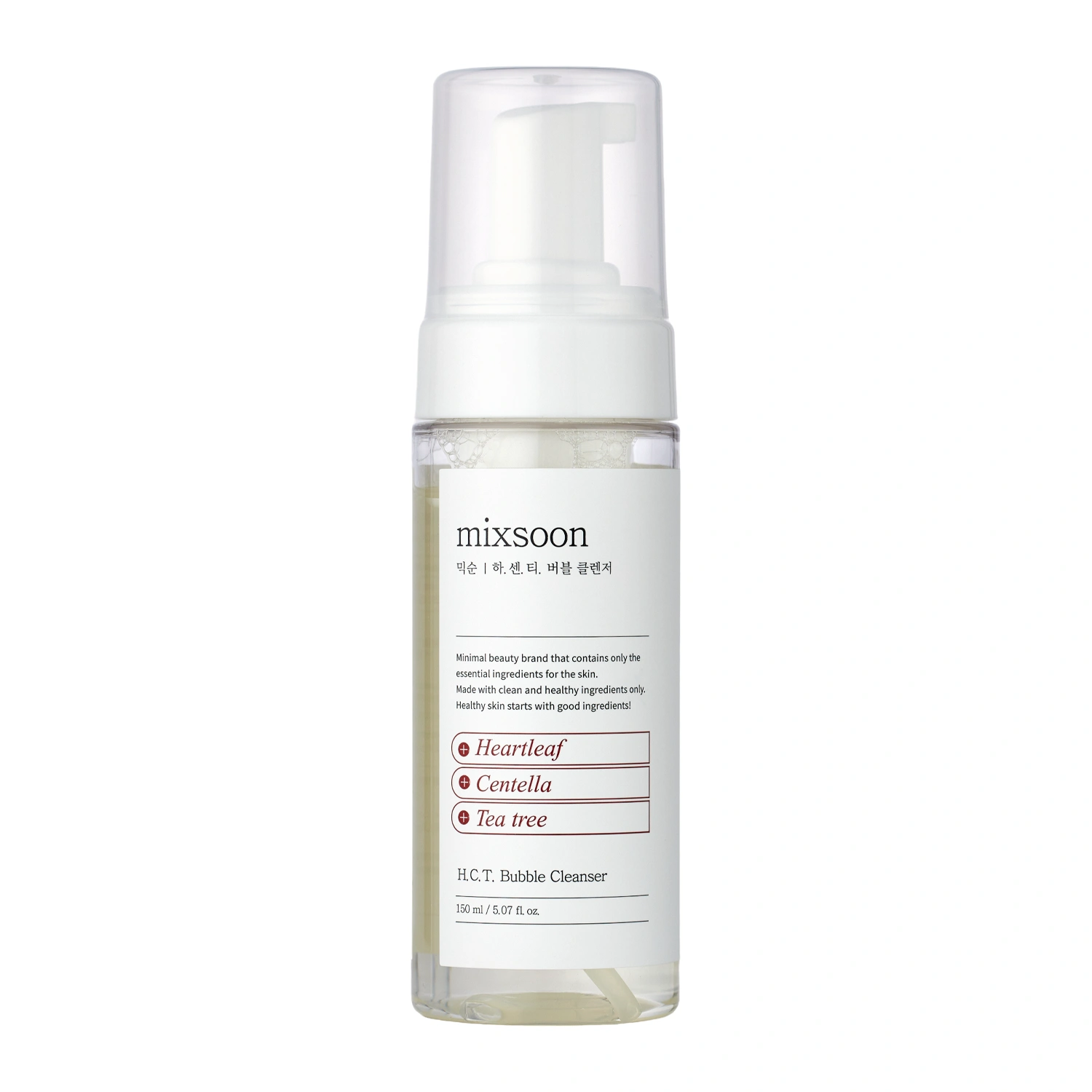 Mixsoon - H.C.T Bubble Cleanser - Čistiaca pena na tvár - 150 ml