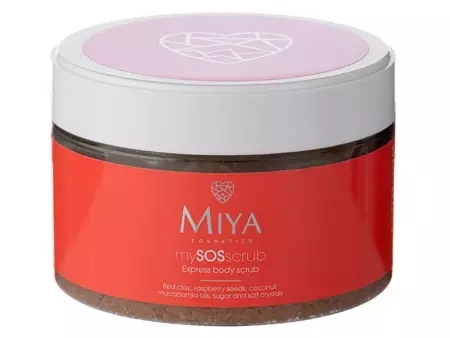 Miya - My SOS Scrub - Expresný telový peeling s červeným ílom a olejmi - 200g