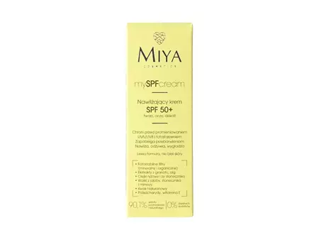 Miya - My SPF Cream - Hydratačný pleťový krém s ochranným faktorom SPF50+ - 40ml