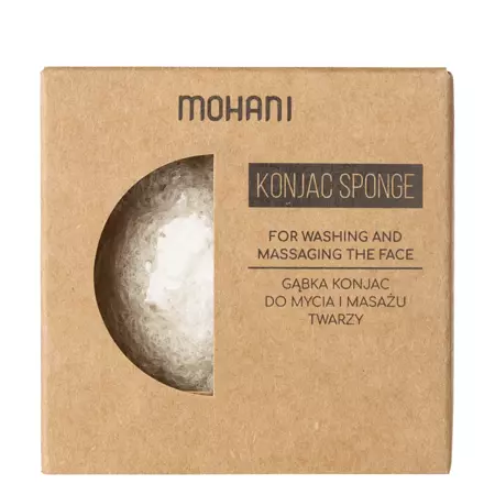 Mohani - Konjac Sponge - Čistiaca konjaková hubka - prírodná - 1ks