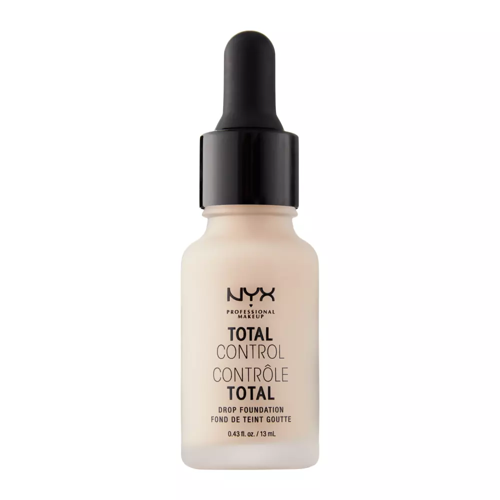 NYX Professional Makeup - Total Control Drop Foundation - Alabaster - Zamatový make-up s kvapátkom - 13ml