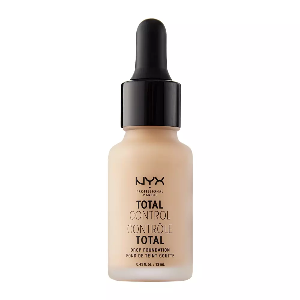 NYX Professional Makeup - Total Control Drop Foundation - Natural - Zamatový make-up s kvapátkom - 13ml