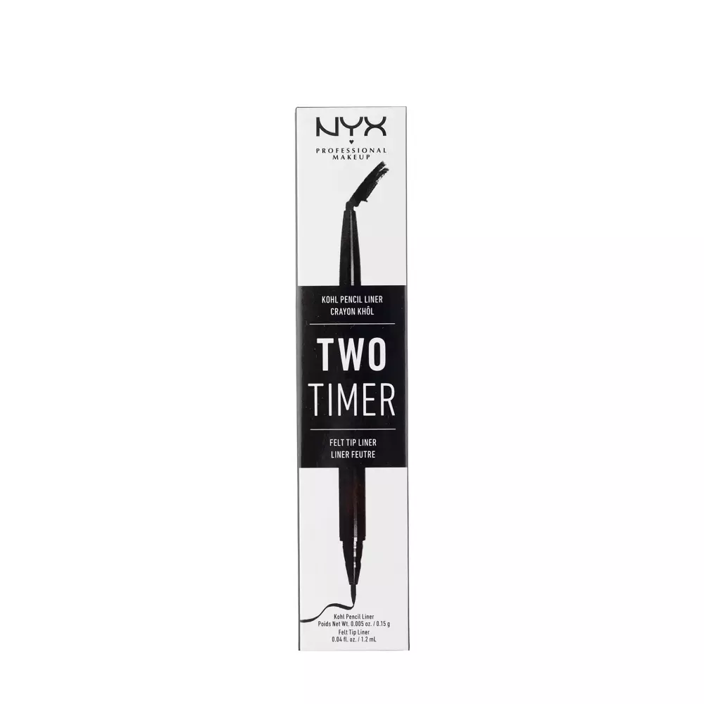 NYX Professional Makeup - Two Timer - Dual Ended Eyeliner - Obojstranná očná linka - 1,2g