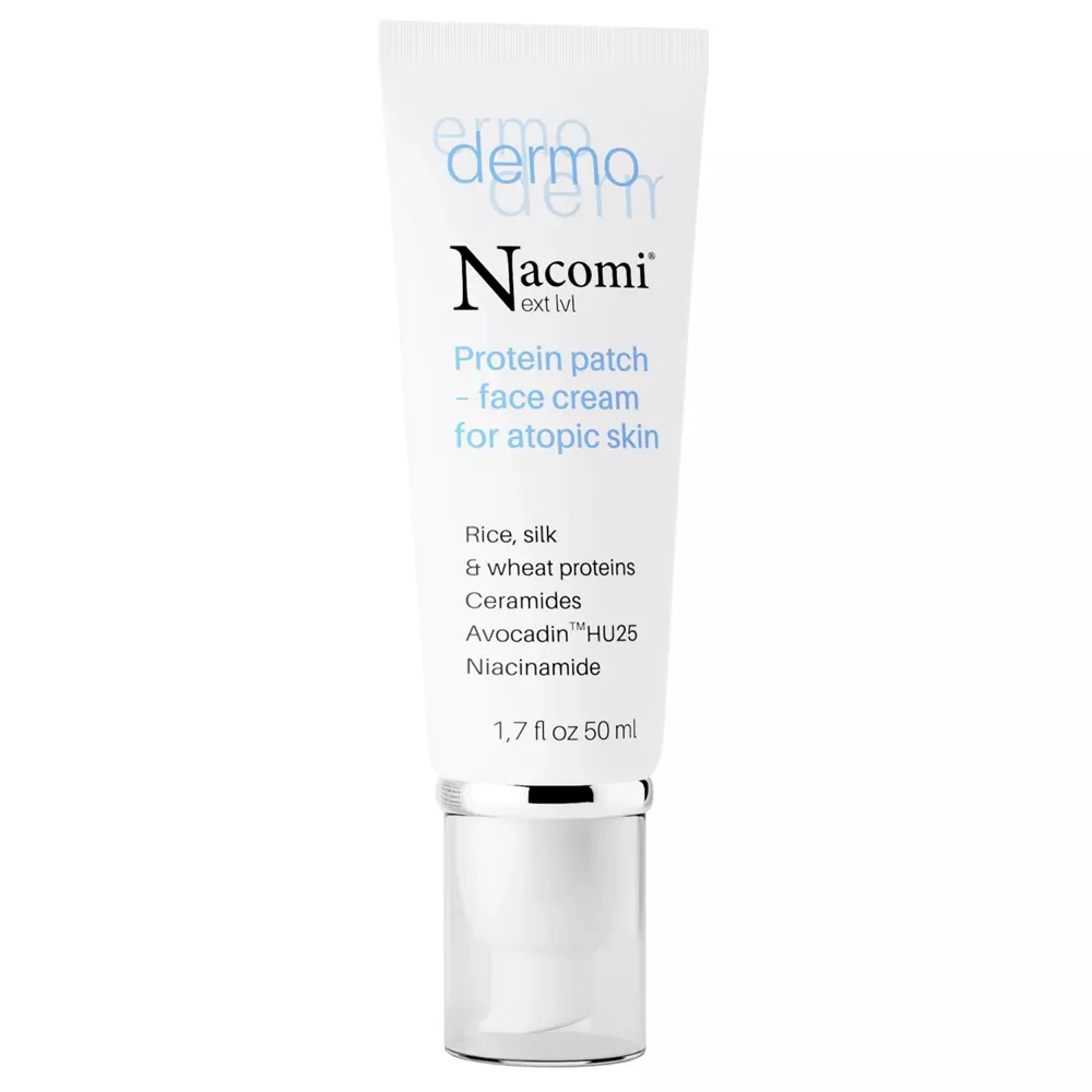 Nacomi - Dermo - Proteín Patch - Face Cream for Atopic Skin - Proteínová náplasť - Krém na atopickú pokožku - 50 ml