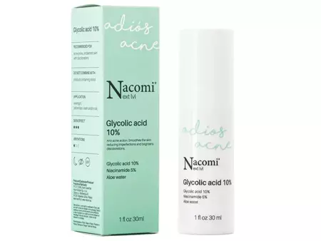 Nacomi - Next Level - Glycolic Acid 10% - Sérum s 10% kyselinou glykolovou - 30 ml