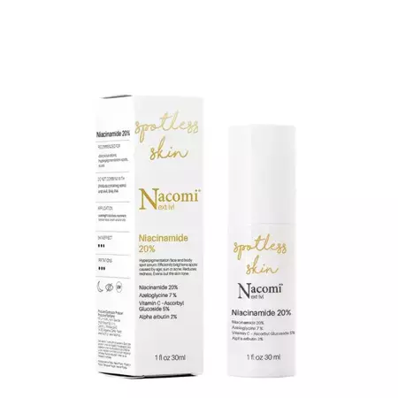 Nacomi - Next Level - Niacinamide 20% - Sérum s 20% niacínamidom pre lokálne zosvetlenie pigmentových škvŕn - 30 ml