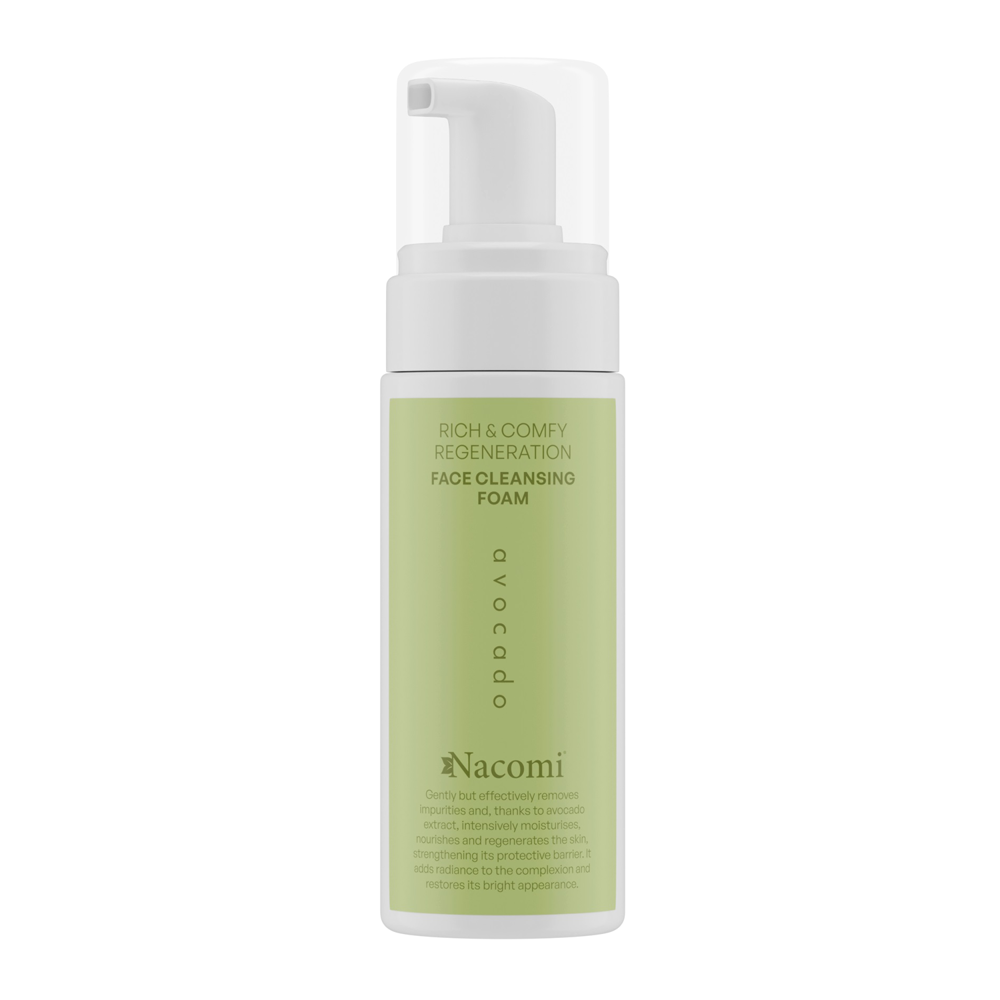 Nacomi - Rich & Comfy Regeneration - Avocado - Čistiaca pena na tvár - 150 ml