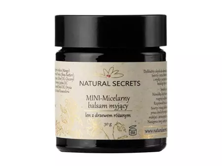 Natural Secrets - Micelárny čistiaci balzam - 30 g