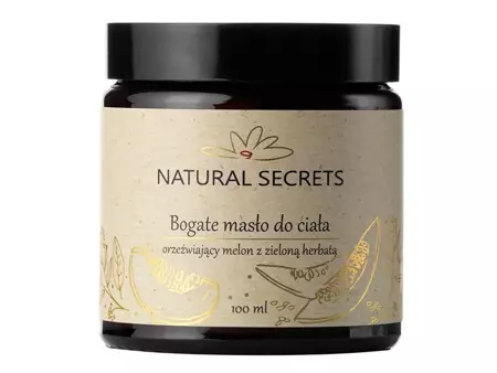 Natural Secrets - Telové maslo - Svieži melón so zeleným čajom - 100ml