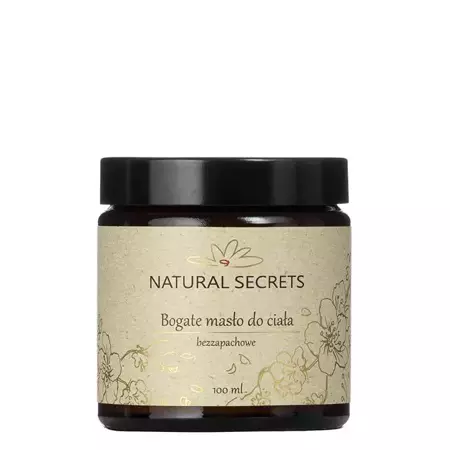 Natural Secrets - Telové maslo - neparfumované - 100ml