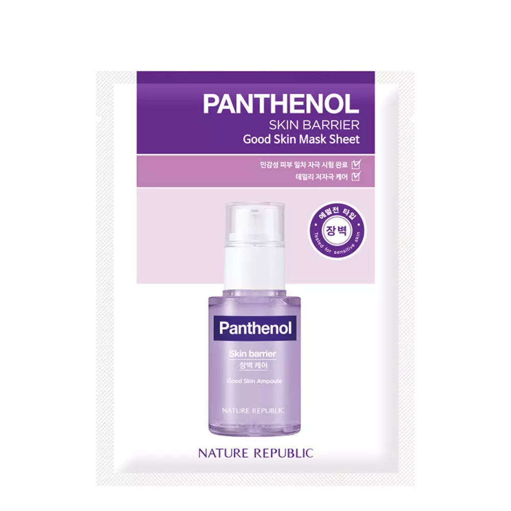 Nature Republic - Good Skin Panthenol Mask Sheet - Regeneračná plátienková maska s panthenolom - 24 g