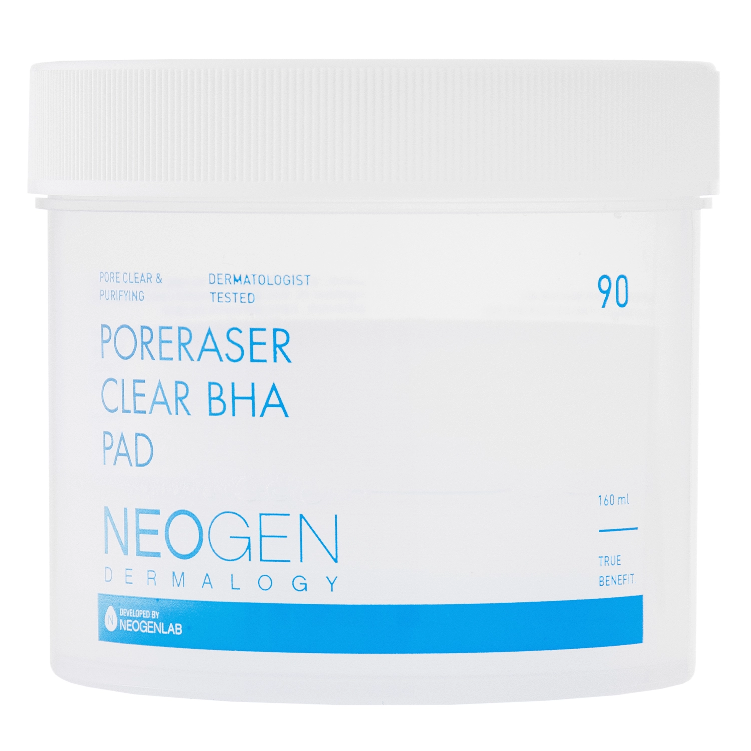 Neogen - Dermalogy Poreraser Clear BHA Pad - Exfoliačné tampóny na tvár - 90 ks / 160 ml