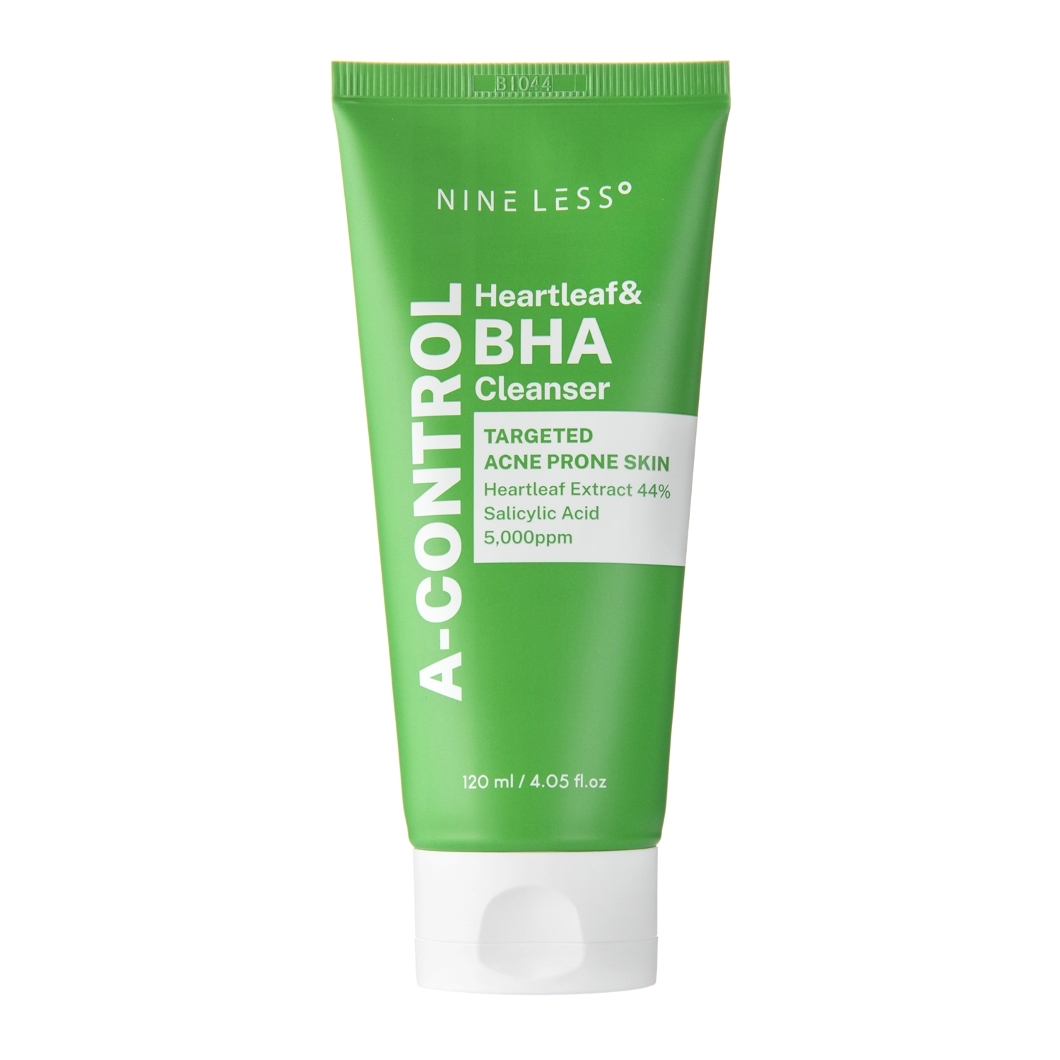 Nine Less -  A-Control Heartleaf & BHA Cleanser - Exfoliačná čistiaca emulzia na tvár - 120 ml