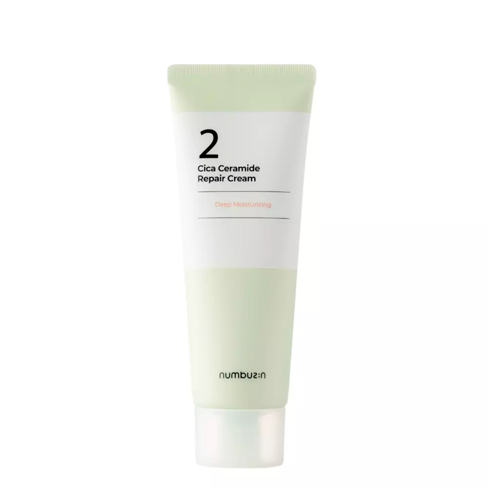 Numbuzin - No.2 - Cica Ceramide Repair Cream - Opravný krém na pleť - 60ml