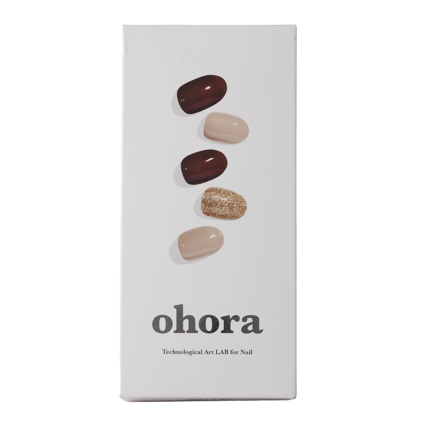 Ohora - Semicured Gel Nail - Rosewood - Hybridné samolepky na nechty - 30 ks