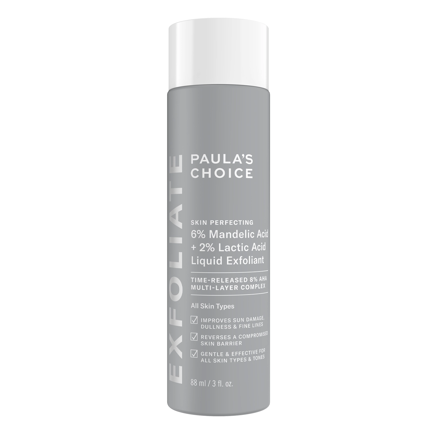 Paula's Choice - 6% Mandelic Acid + 2% Lactic Acid Liquid Exfoliant - Tekutý pleťový peeling - 88 ml