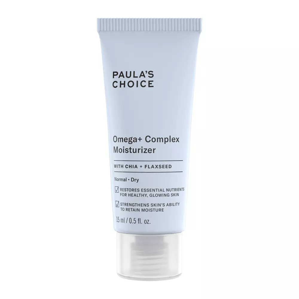 Paula's Choice - Omega+ Complex Moisturizer - Vyživujúci krém s komplexom omega - 3, 6, 9, ceramidmi a kyselinou hyalurónovou - 15 ml