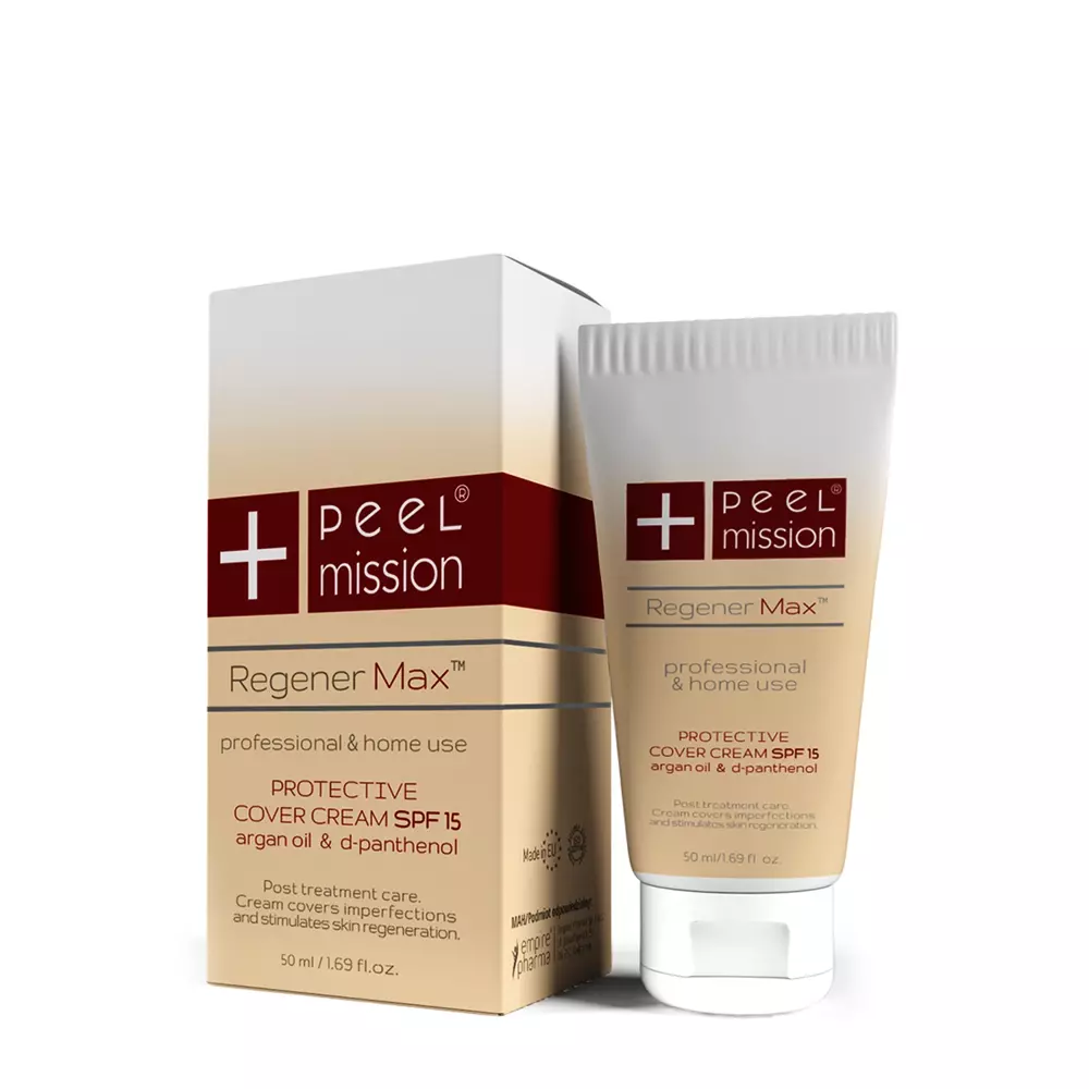 Peel Mission - REGENER MAX Protective Cover Cream SPF15 - Regeneračný krém s UV filtrami - 50ml