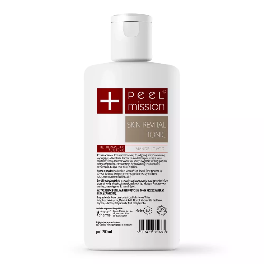 Peel Mission - Skin Revital Tonic - Tonikum s kyselinou mandľovou - 200ml