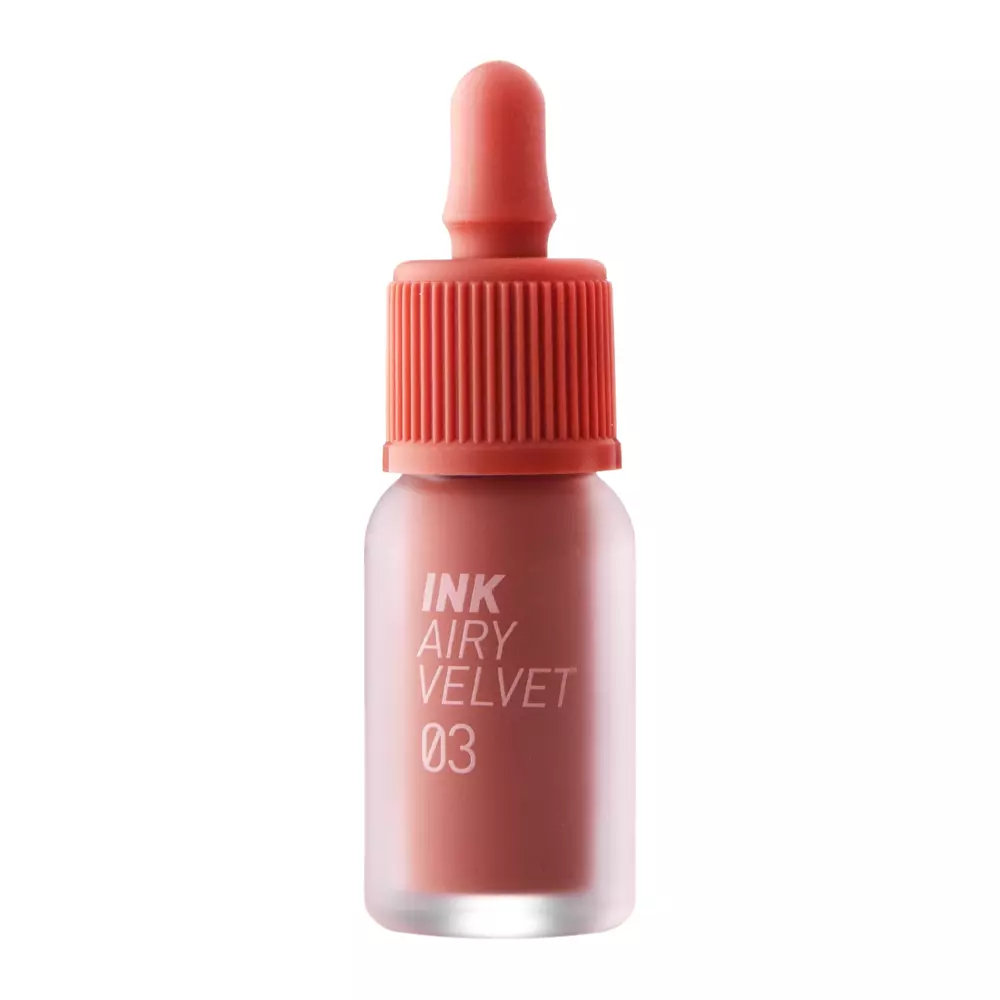 Peripera - Ink Airy Velvet - 003 Cartoon Coral - Matný tint na pery - 4g