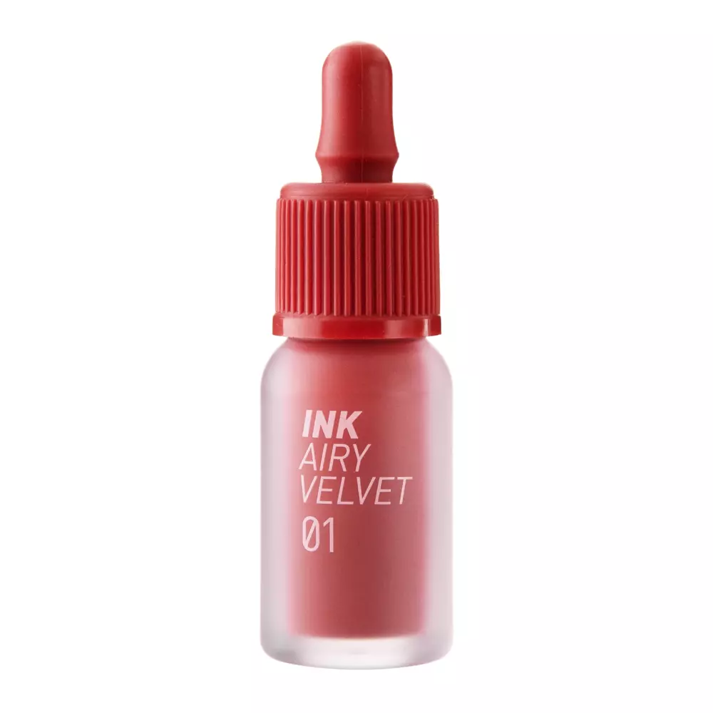 Peripera - Ink Airy Velvet - 01 Hotspot Red - Matný tint na pery - 4 g