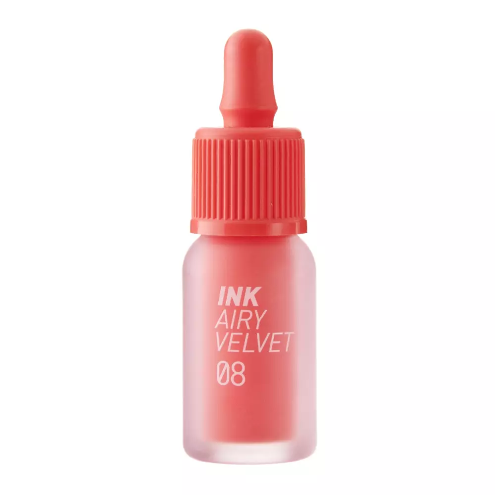 Peripera - Ink Airy Velvet - 08 Pretty Orange Pink - Matný tint na pery - 4 g