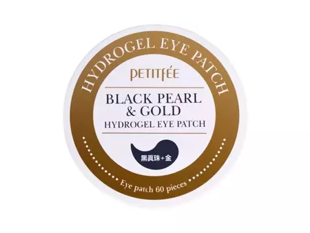 Petitfee - Black Pearl & Gold Eye Patch - Hydrogélové náplasti pod oči - 60 ks