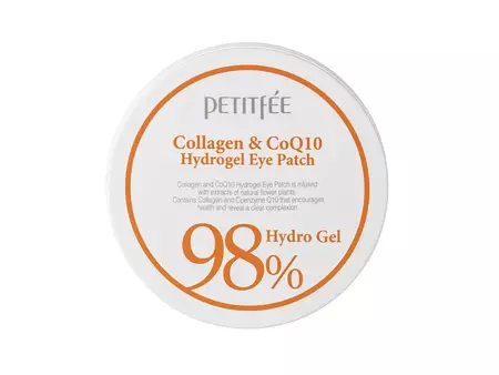Petitfee - Collagen Q10 Hydrogel Eye Patch - Hydrogélové náplasti pod oči s kolagénom a koenzýmom Q10 - 60 ks
