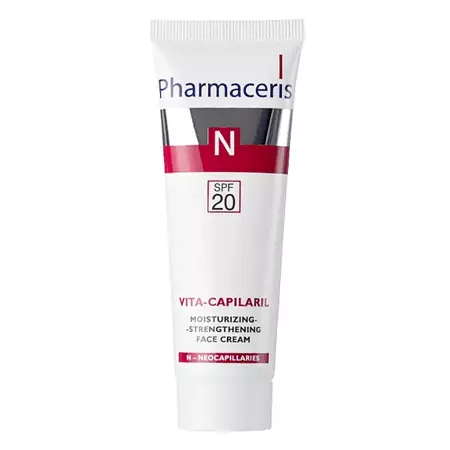 Pharmaceris - N Vita-Capilaril - Hydratačný a posilňujúci pleťový krém s faktorom SPF20 - 50ml
