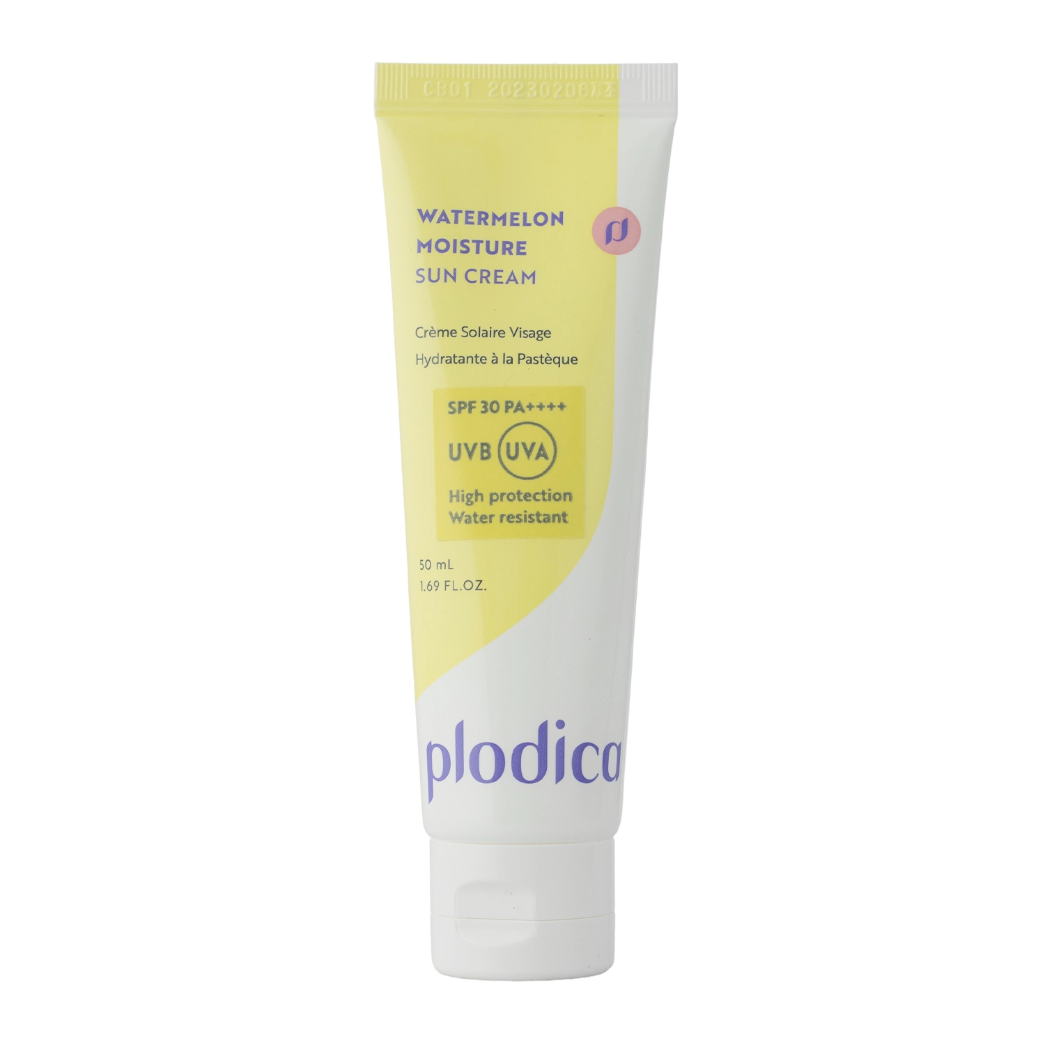 Plodica - Watermelon Moisture Sun Cream SPF30+ PA++++ - Hydratačný SPF krém na tvár - 50 ml