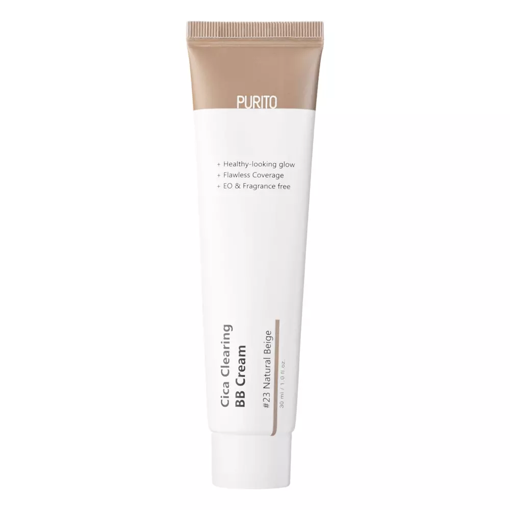 Purito - Cica Clearing BB Cream - Cica BB krém s pupočníkom ázijským - #23 Natural Beige - 30ml