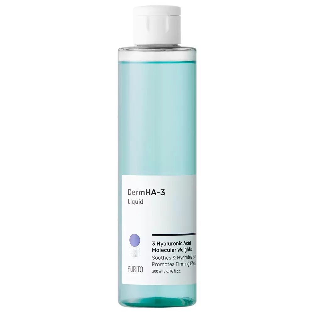 Purito - DermHa-3 Liquid - Hydratačné zmierňujúce tonikum - 200ml