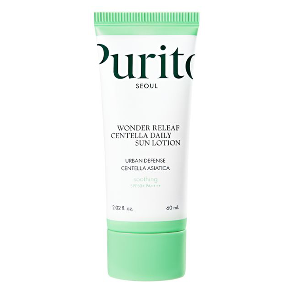 Purito Seoul - Wonder Releaf Centella Daily Sun Lotion SPF 50+ PA++++ - Ultraľahký opaľovací pleťový krém - 60 ml