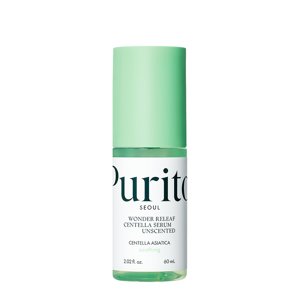 Purito Seoul - Wonder Releaf Centella Serum Unscented - Neparfemované sérum s extraktom z pupočníka ázijského - 60 ml