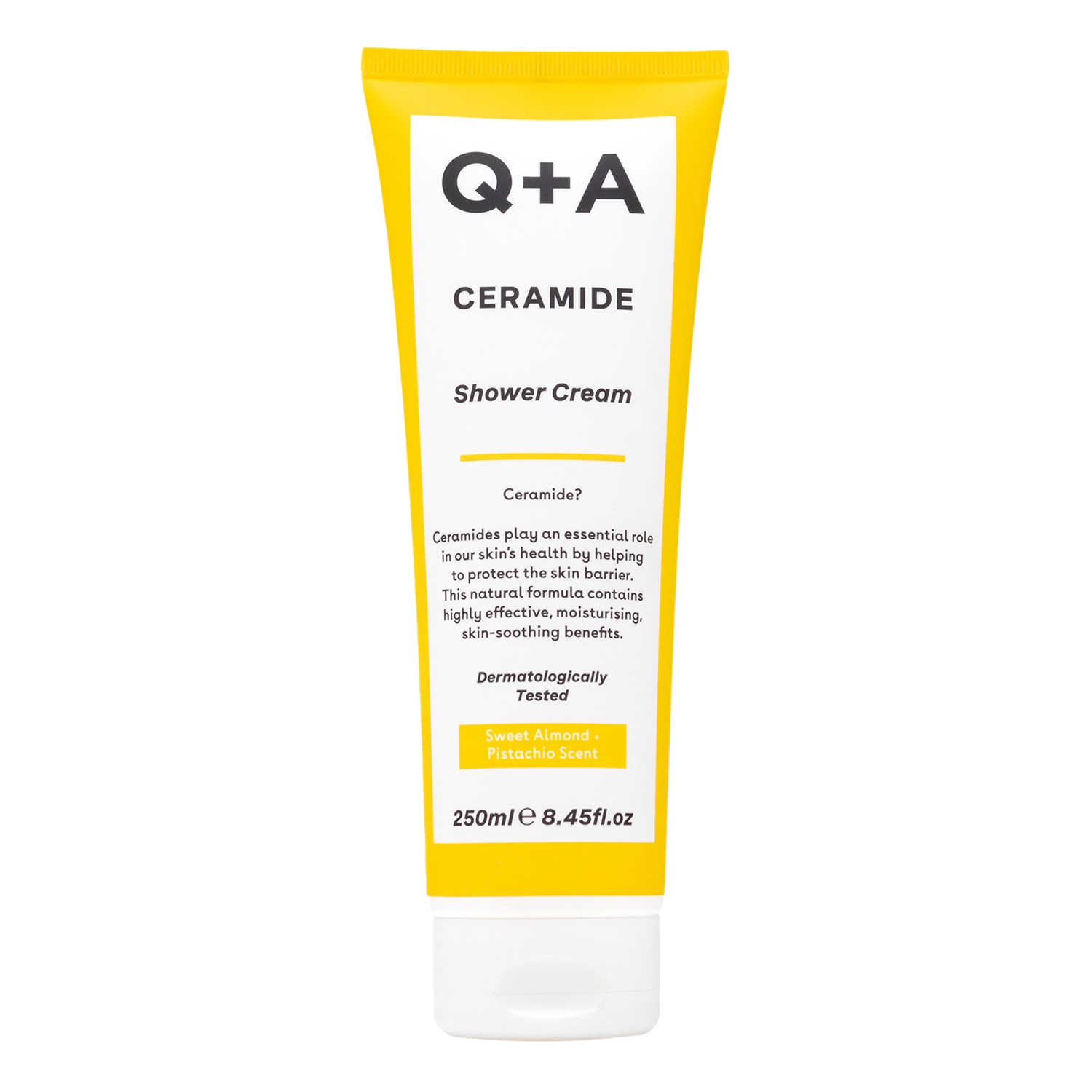 Q+A - Ceramide Shower Cream - Ceramidový krémový sprchovací gél - 250 ml