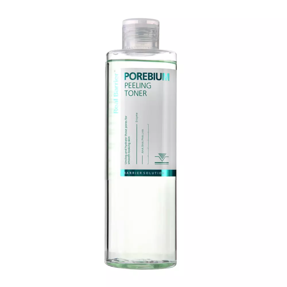 Real Barrier - Porebium Peeling Toner - Exfoliačné pleťové tonikum - 305 ml