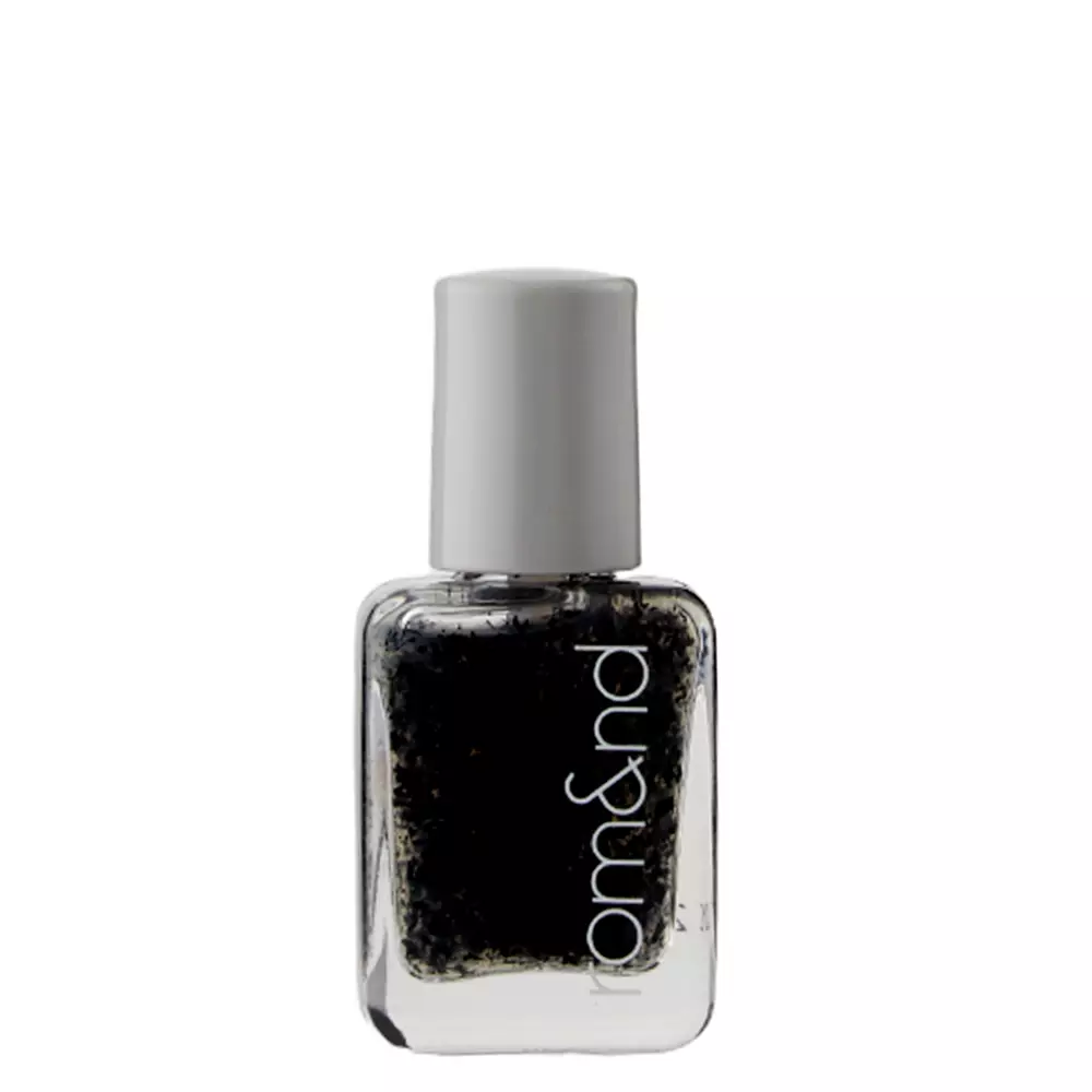 Rom&nd - Mood Pebble Nail - 00 Crunky Black - Lesklý lak na nechty - 7g