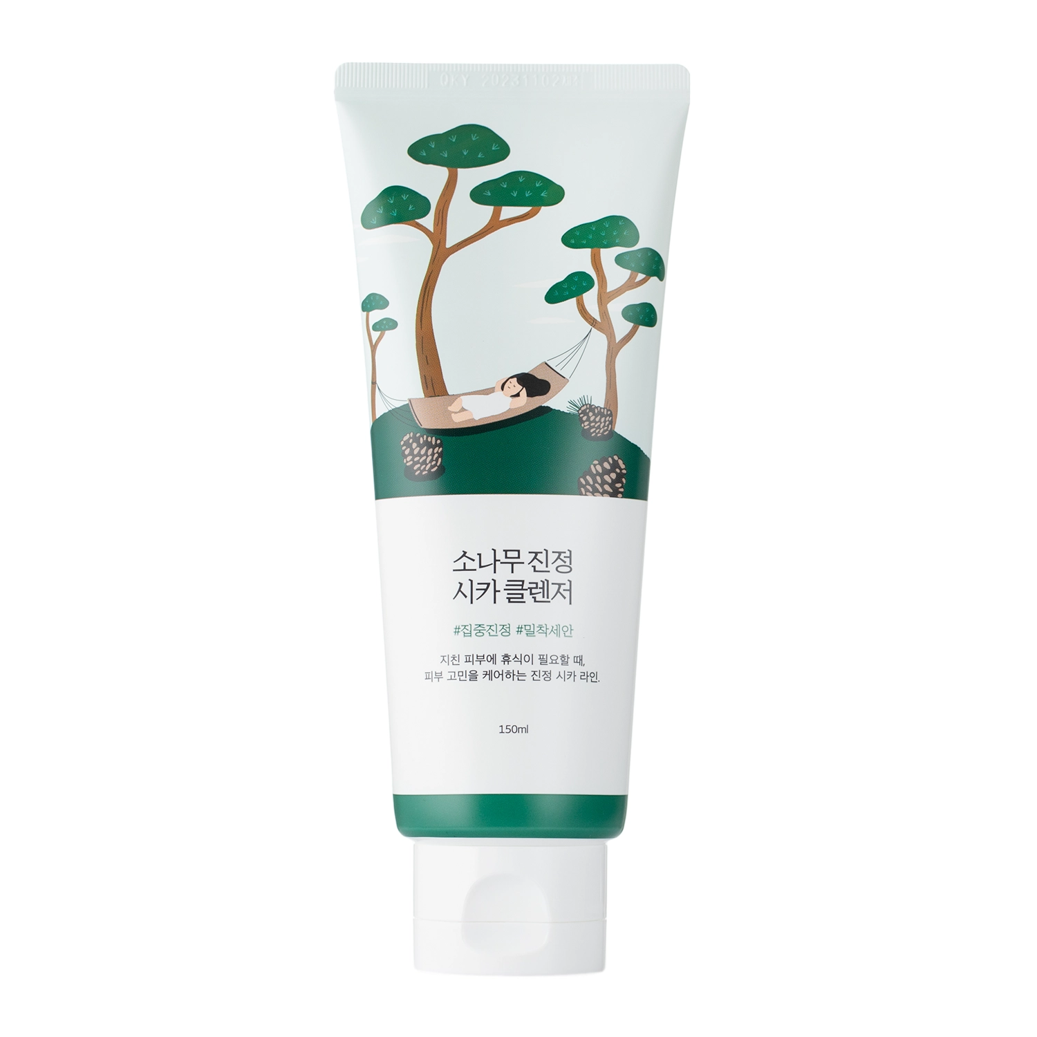 Round Lab - Pine Calming Cica Cleanser - Čistiaci gél na tvár - 150 ml